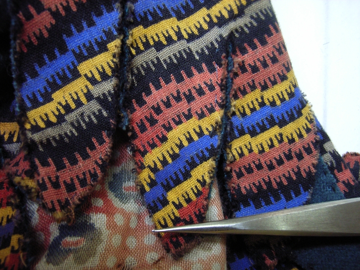 Manica sinistra dopo il restauro